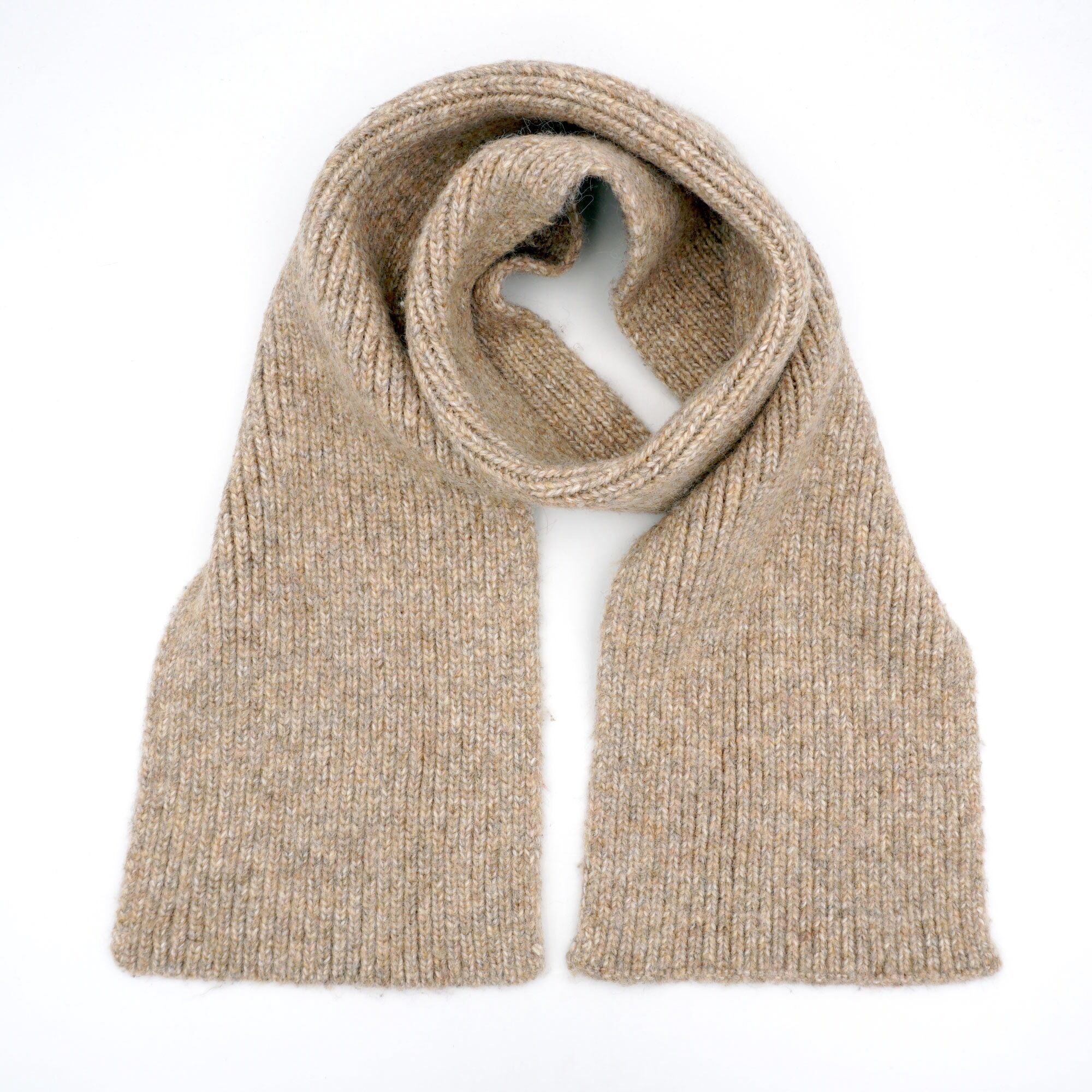 Strickschal CAPO, Damen, beige, Strick, Materialmix, meliert, Modetücher Strickschal, Melange-Optik, wärmend, weich