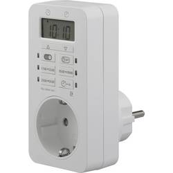 Sygonix SY-6906482 Steckdosen-Zeitschaltuhr digital Tagesprogramm 3680 W Dauerbetrieb, Countdown-Funktion, Timer-Funktion