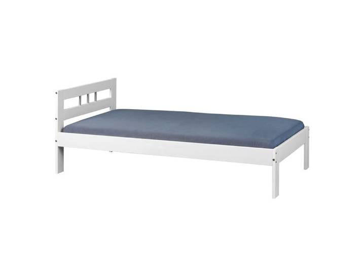 Inter Link Lit simple FANA 90x200 Blanc Bois massif