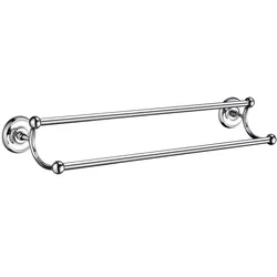 Smedbo Villa Handtuchstange doppelt, starr, Accessoires, K2364, chrom