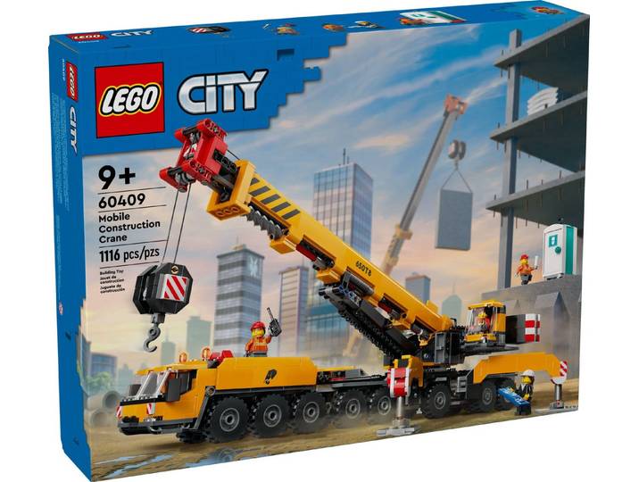 LEGO® LEGO® City 60409 Mobiler Baukran Konstruktionsspielsteine, (1116 St)