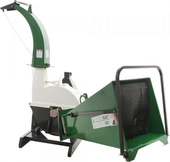 GreenBay GB-WTDC 150 - Biotrituratore a trattore - Scarico alto