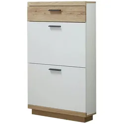 MONDO Schuhschrank  Lisana ¦ holzfarben ¦ Maße (cm): B: 61 H: 127 T: 22.0