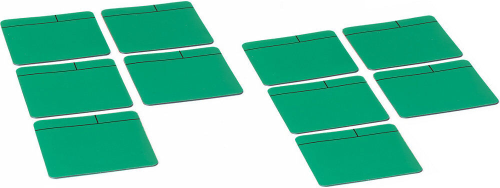 Haftnotizen, magnetisch, LxB 100 x 100 mm, VE 10 Stk, grün SMIT VISUAL