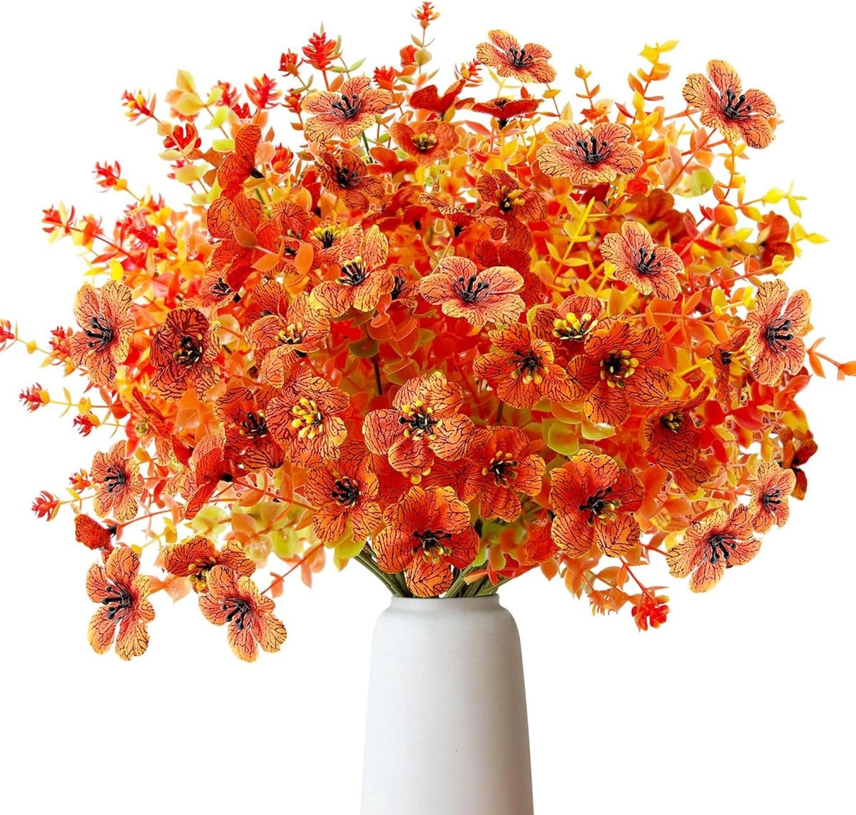8 Stuks Kunstboeket Herfst - Kunstbloemen en Decoratie voor Binnen