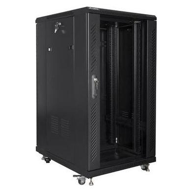 Lanberg Freistehendes Gestell 22U (22 HE, 19 Zoll Rack) (FF01-6822-12B)