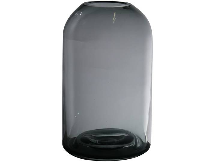 Vase Melvin - Farbe: grau - Material: Glas - 131