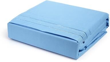 Authentic Hotel and Spa 1800 TC Brushed Microfiber Sheet Set with 4 Line Embroidery