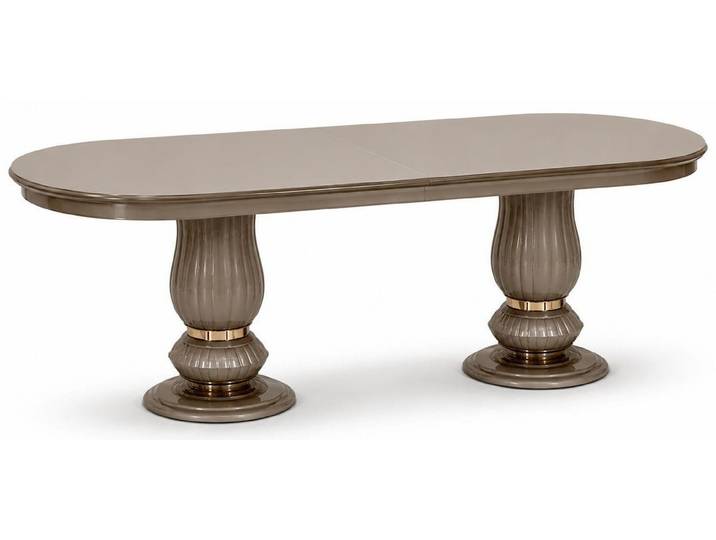 Xlmoebel Säulen-Esstisch Esstisch Beige Esszimmer Edles Design Hochwertig Rechteckig (1-St., 1-tlg)