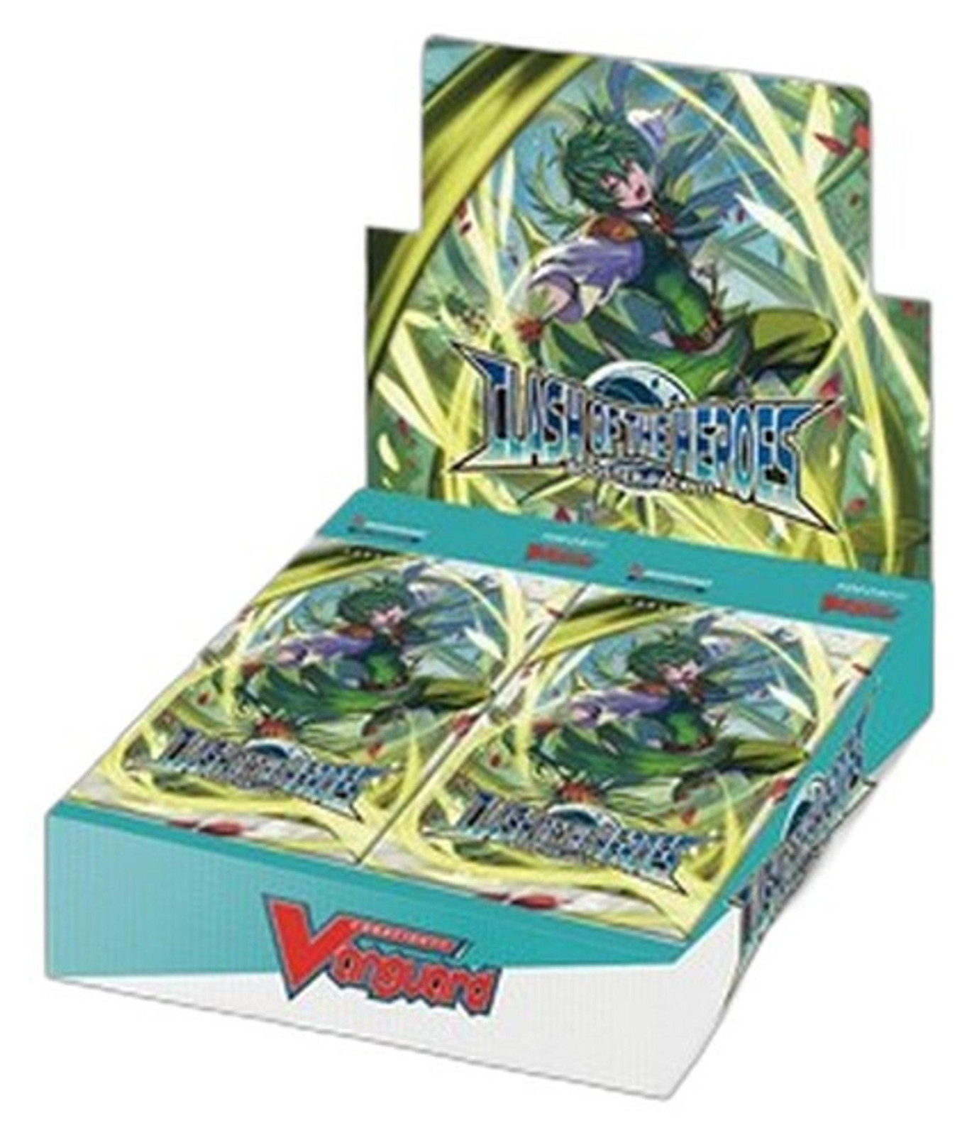 Bushiroad Cardfight!! Vanguard Clash of the Heroes Display