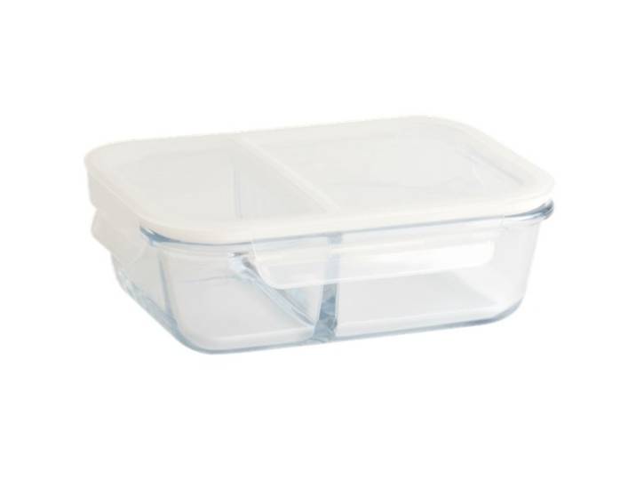 Diverse Box Pebbly transparent B 21 T 16 cm - Material: Glas - Box