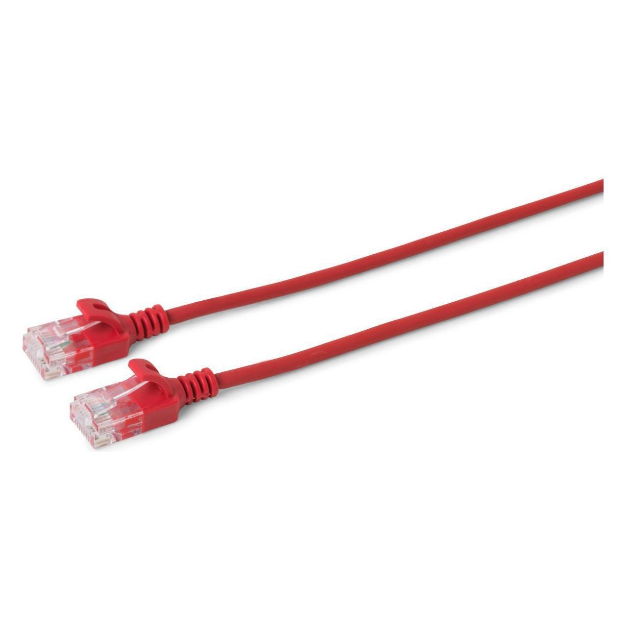 MicroConnect U/UTP CAT6A Slim 7.5M Red (U/UTP, CAT6a, 7.50 m) (W125628037)