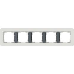 GIRA Abdeckrahmen Grau 0215421 1 St.