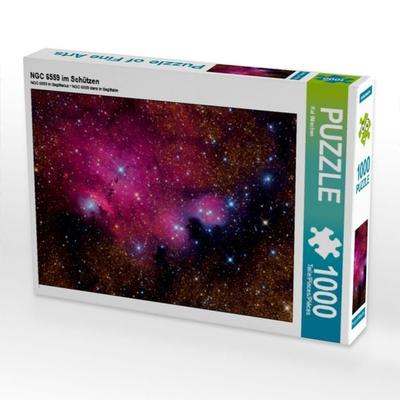 CALVENDO Puzzle NGC 6559 im Schützen | 1000 Teile Lege-Größe 64x48cm Foto-Puzzle für glückliche Stunden