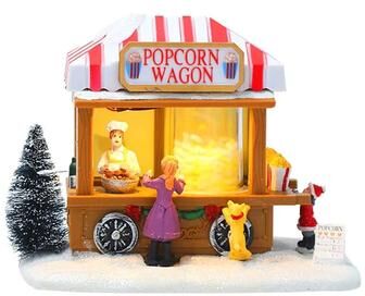 Uplift Essentials Festive Narrative Sculpture High Definition Village House Architectural Ornament style 3
