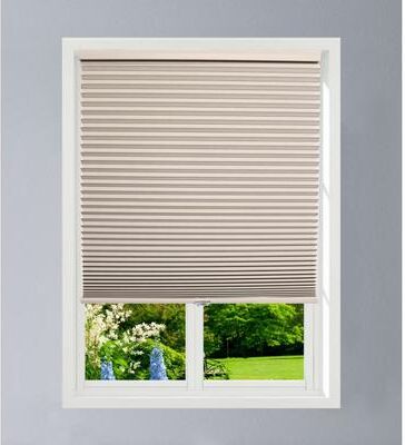 Linen Avenue Custom Cordless 32 to 33-inch Wide Muslin Blackout Cellular Shade