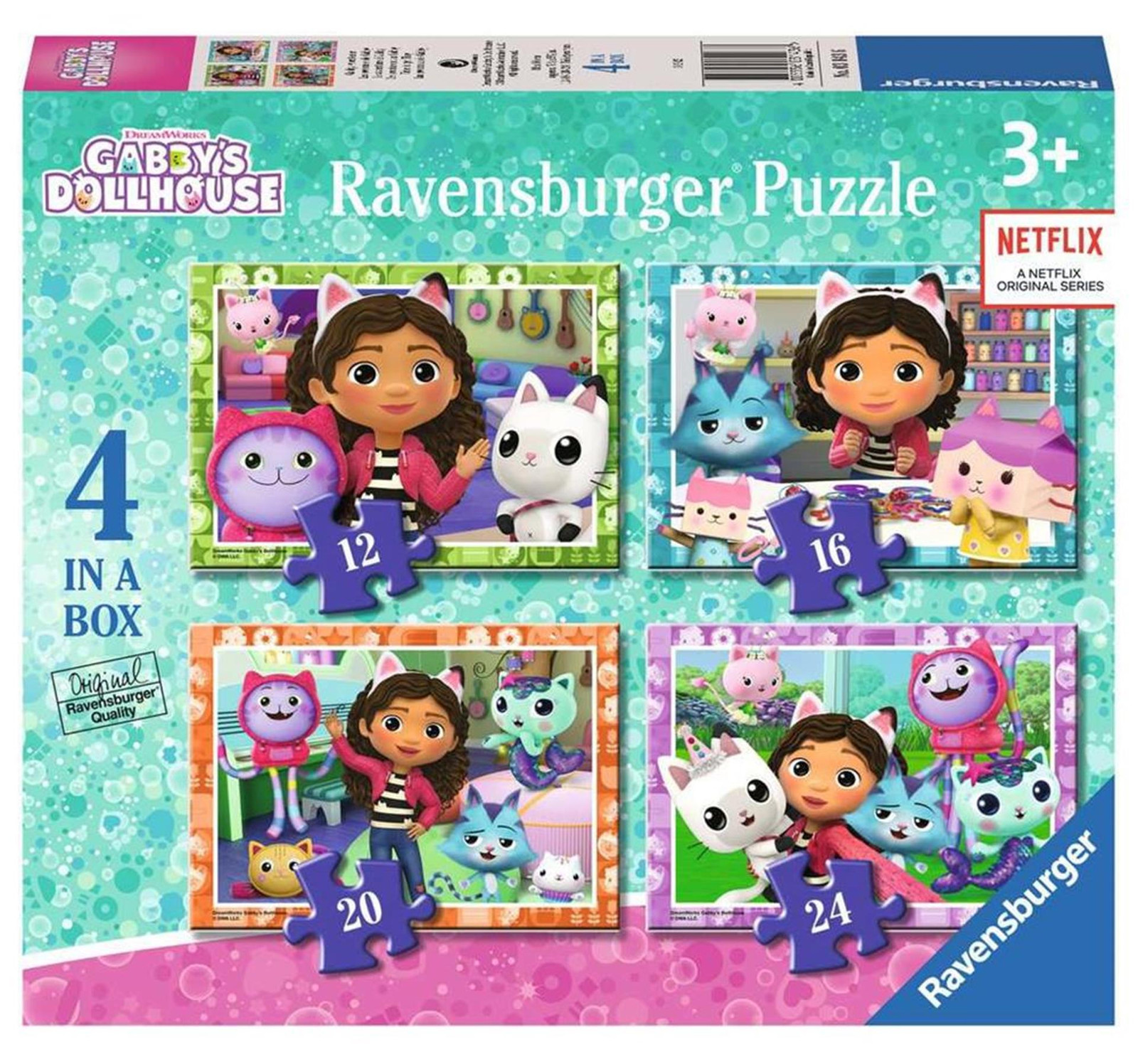 Ravensburger Puzzel Getekende films, 12 stukjes