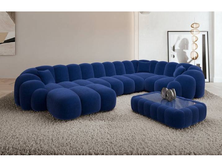 Sofa Dreams Sofa Rajada U Form Stoff