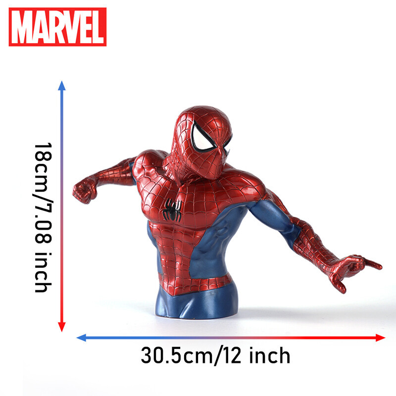 Marvel Spider-Man spaarpot, officieel gelicentieerde 3D PVC figuur, breukbestendige geldpot voor munten en decoratie
