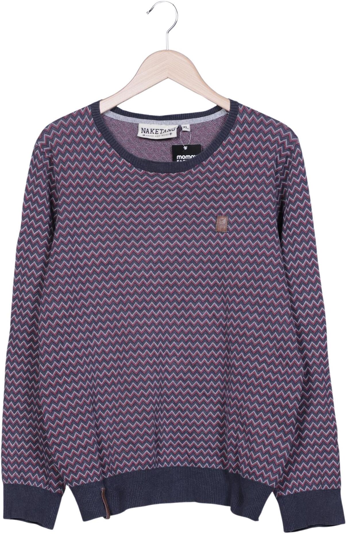 Naketano Herren Sweater, Mehrfarbig, Gr. XL, Baumwolle - Second Hand