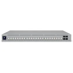 Ubiquiti Switch full managed Layer3 28 Port &bull 22x 2,5 GbE &bull 2x 10 GbE &bull PoE Budget 600W (28 Ports), Netzwerk Switch, Schwarz