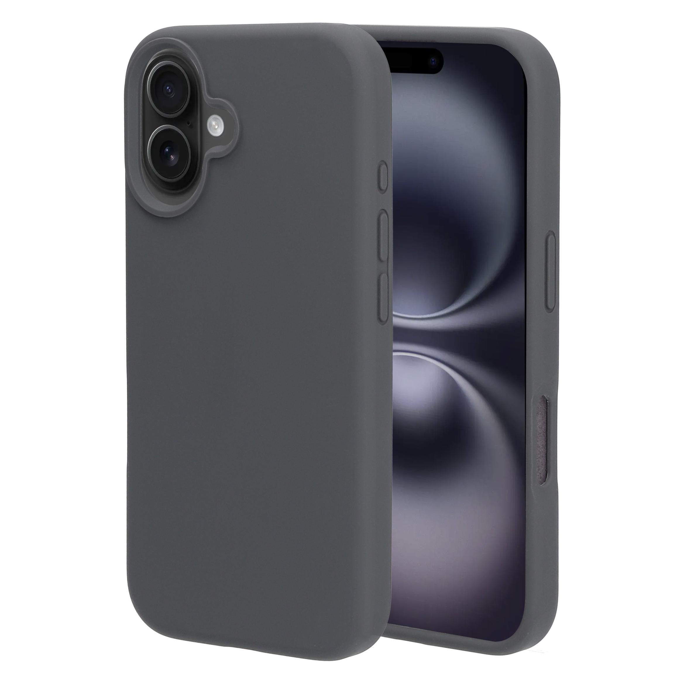 Mobiparts Silicone Cover Apple iPhone 16 Urban Grey (Apple iPhone 16) (MP-127671)
