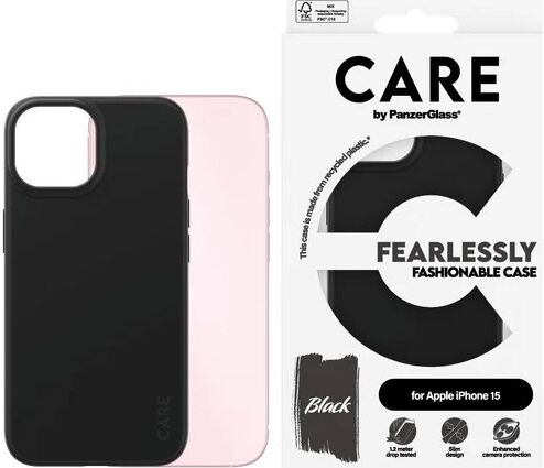 PanzerGlass Care Iphone 15 Cover, Sort