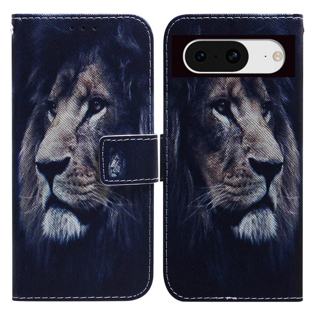 Cover-Discount Google Pixel 8 - Leder Hülle Löwe (Google Pixel 8) (660136127I)