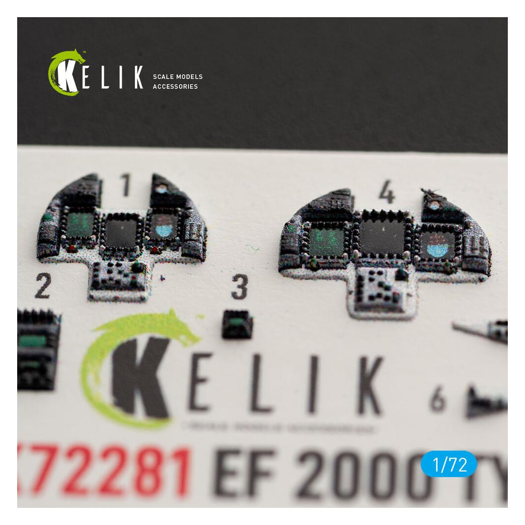 Kelik Eurofighter Typhoon EF-2000 - interior 3D decals for Italeria (K72281)