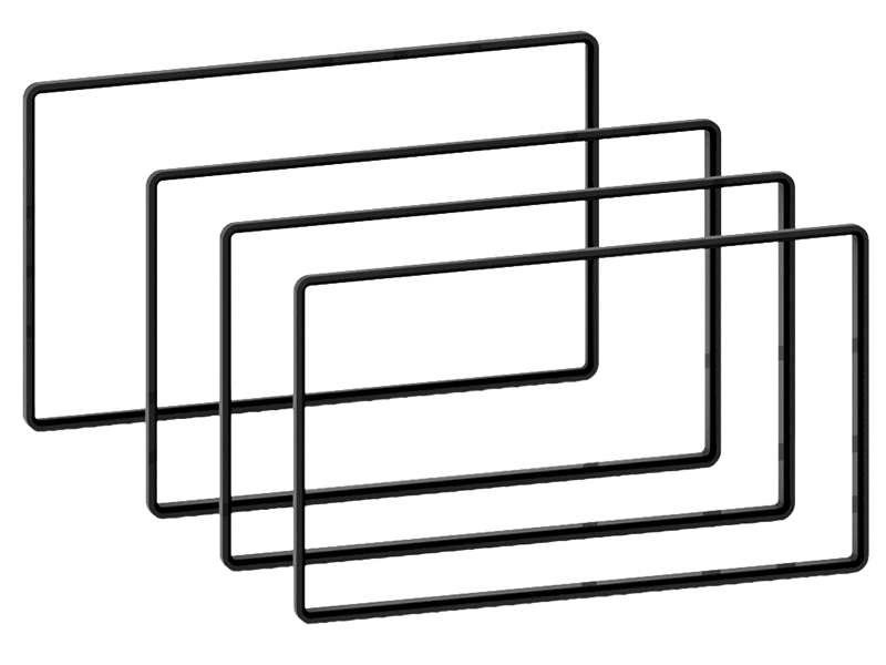 ACV Distanzrahmen-Set 3 x 5 mm / 1 x 2.5 mm