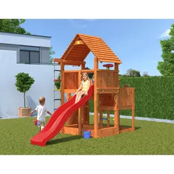 Fungoo Spielturm "Big Leader",teak,