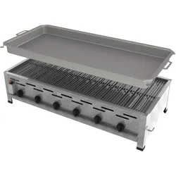ChattenGlut, Gasgrill, Gasbräter 6-flammig mit Rost und Pfanne (22 kW)