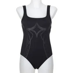 OLYMPIA Damen Badeanzug Badeanzug, Größe 38C in Schwarz Schwarz
