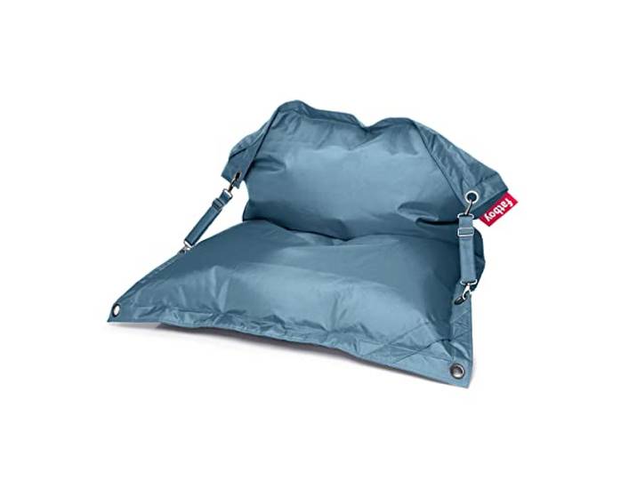 Fatboy Buggle-up Sitzsack - 185 x 137cm - Jeans Hellblau Anpassbarer Einzel, & Doppel-Relaxsessel, Leicht zu Reinigen, Sitzsack Erwachsene Drinnen & Draußen, Polyester Lesesessel