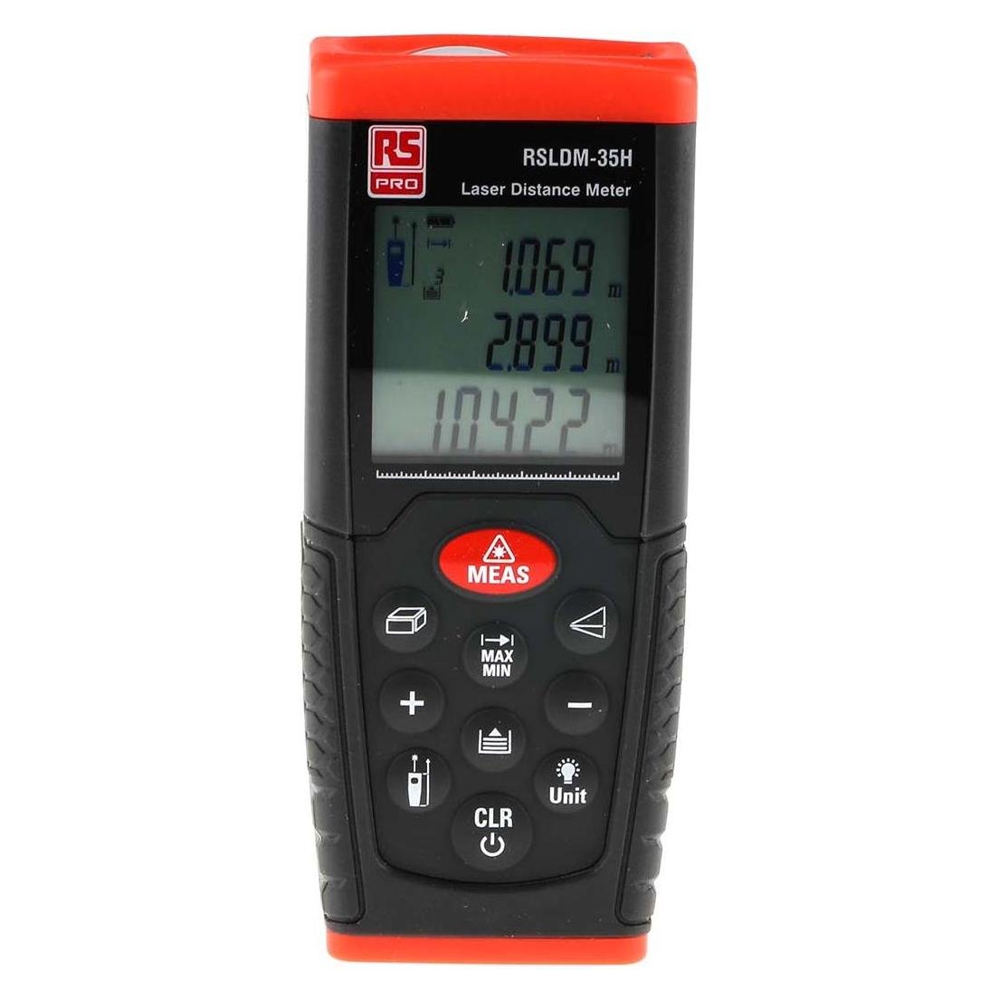 RS PRO 35m Distance Meter (35 m, Laserentfernungsmesser) (1268820)