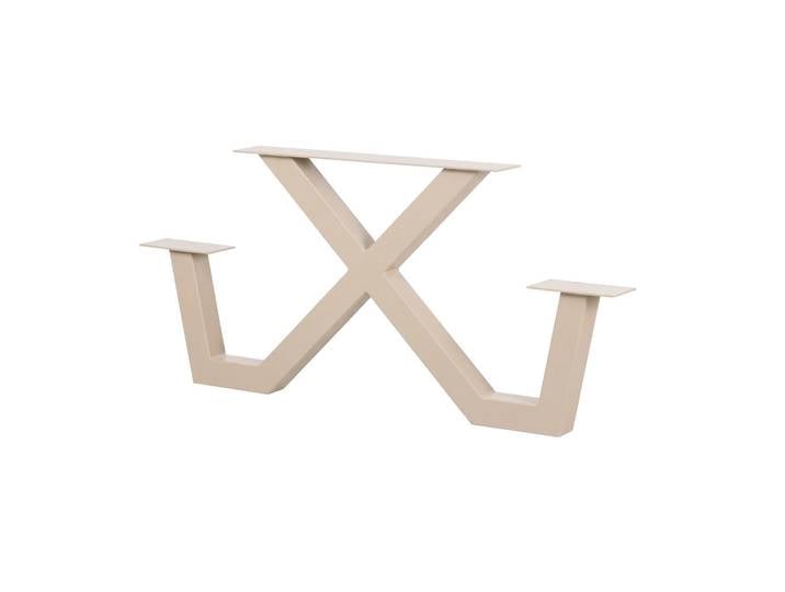Livetastic Tischgestell Tablo, Sandfarben, Metall, 13x70x142 cm, Esszimmer, Esstische, Esstische