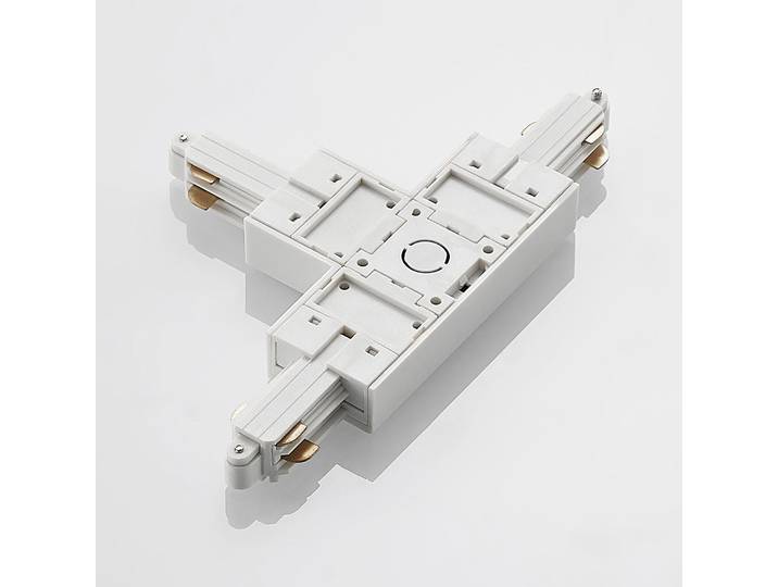 Linaro Track T-Connector Weiß - Lindby - Kunststoff