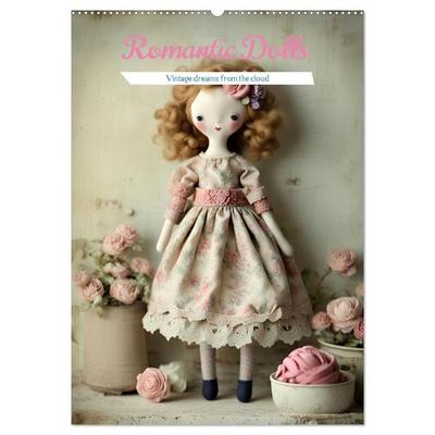 Romantic Dolls (Wall Calendar 2027 DIN A2 portrait), CALVENDO 12 Month Wall Calendar