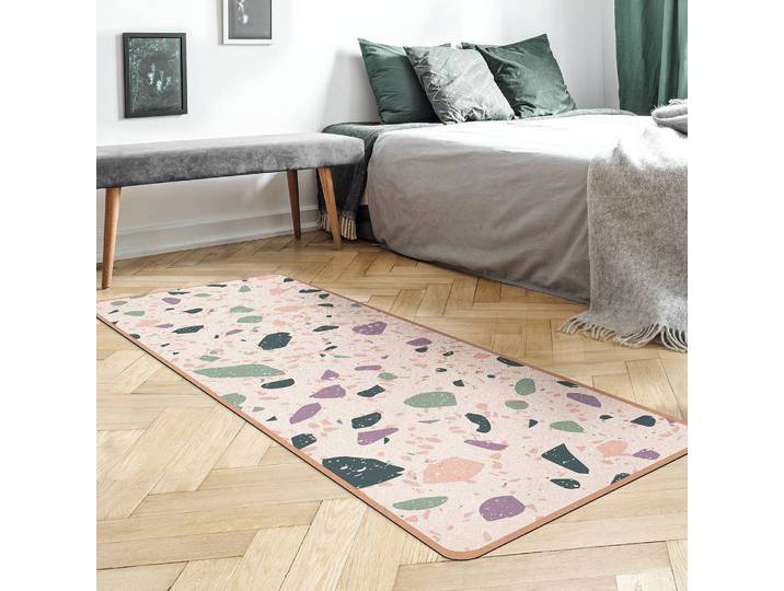 Läufer/Yogamatte Agrigento 183 x 61cm Türkis
