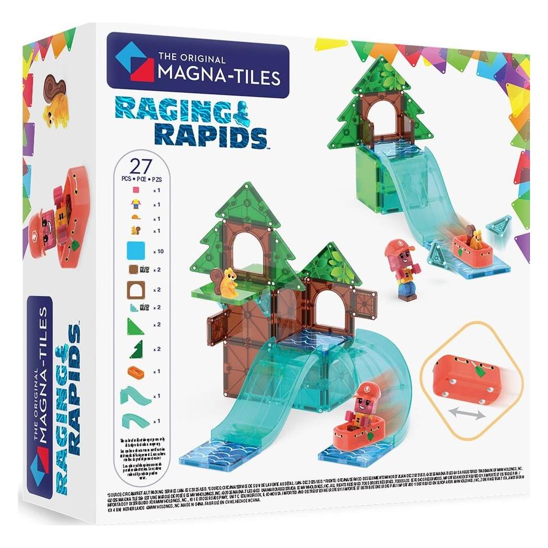 Magna-Tiles Raging Rapids 27-teilig: Magnetischer Bauspass (262027RR)