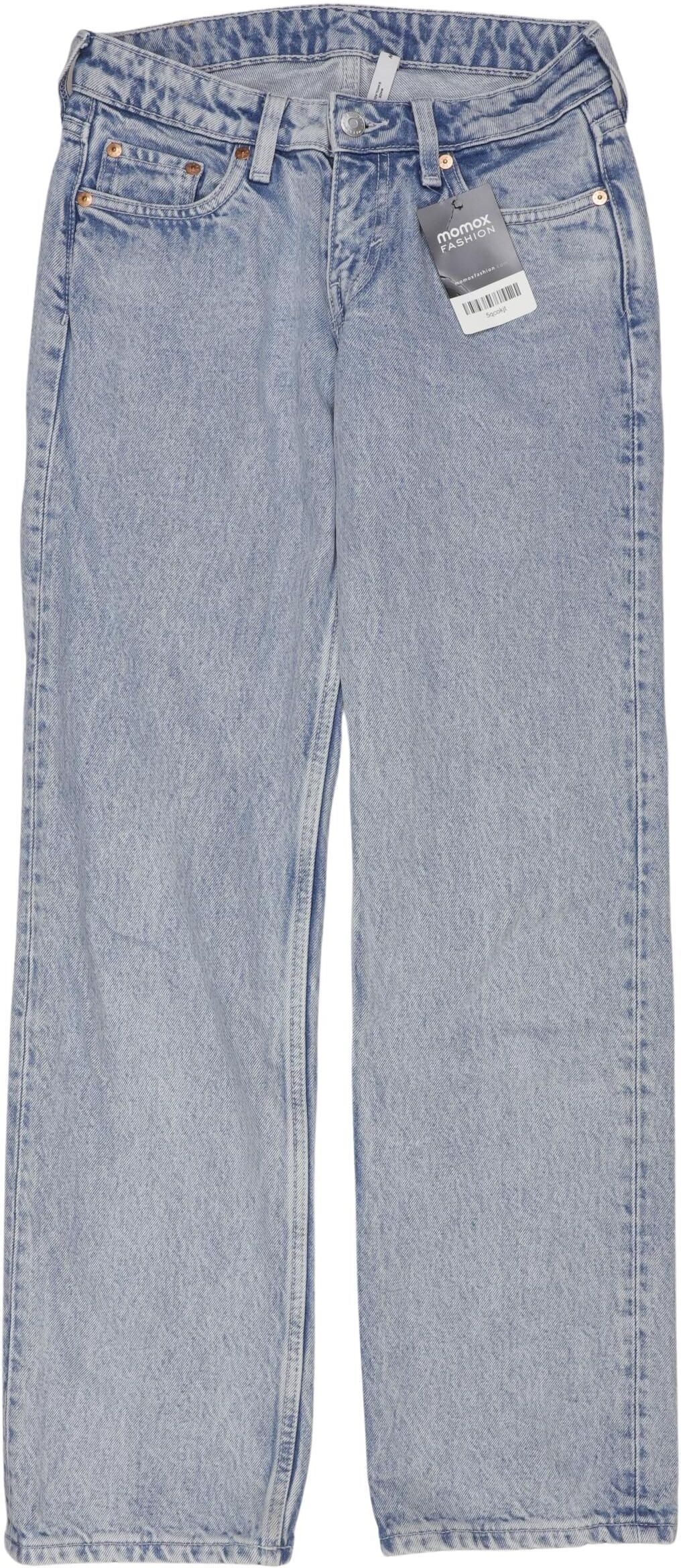 Weekday Damen Jeans, Hellblau, Gr. W24, Baumwolle - Second Hand