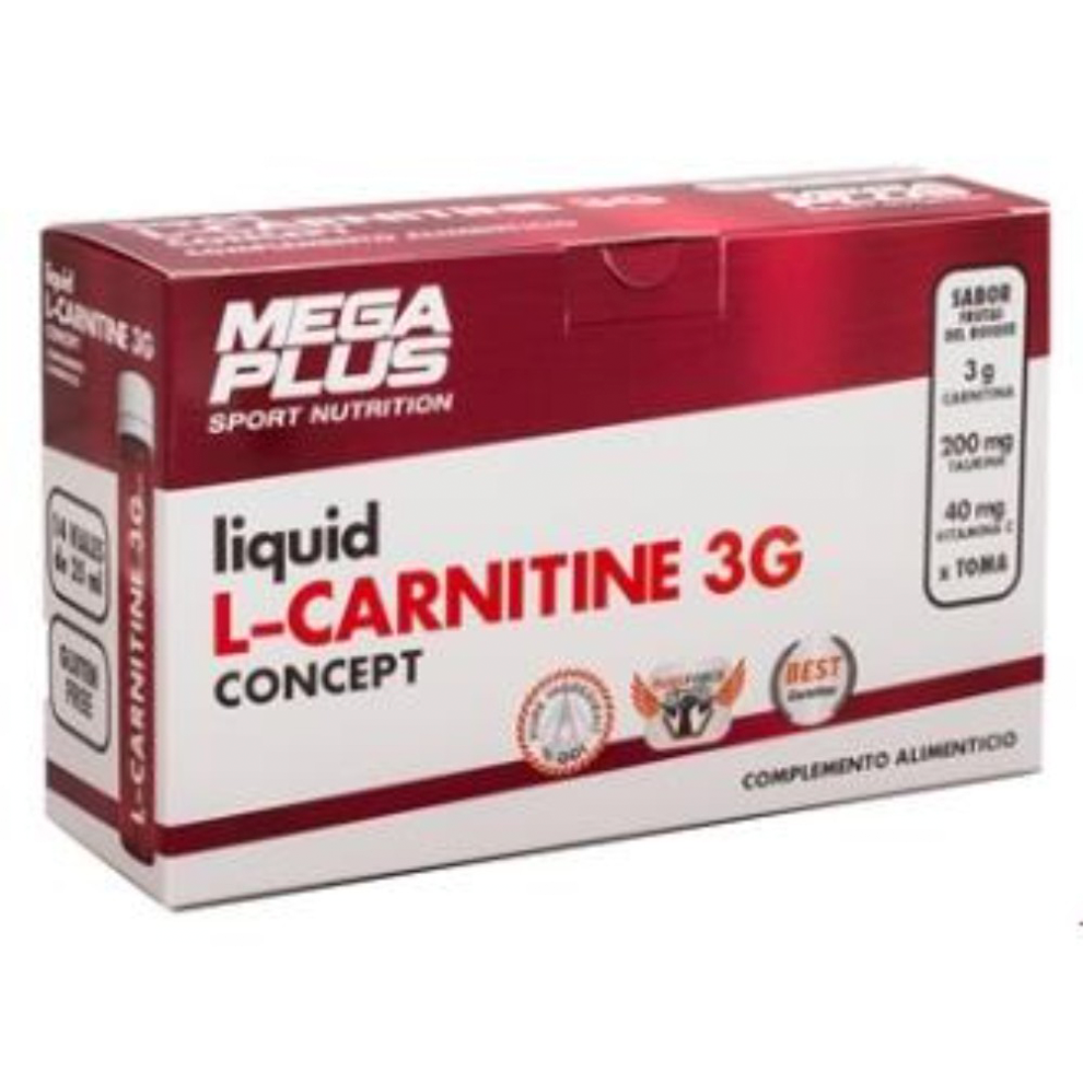 Mega plus l-carnitine concep 3g 14viales