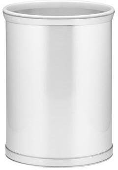 Kraftware Mylar Metallic 14-inch Oval Waste Basket