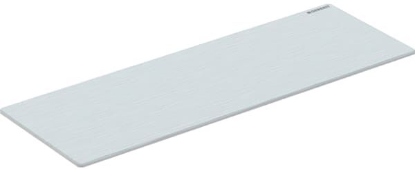 Couvercle design Geberit, pour Geberit 243300FW1 AquaClean Tuma : acier inoxydable brossé