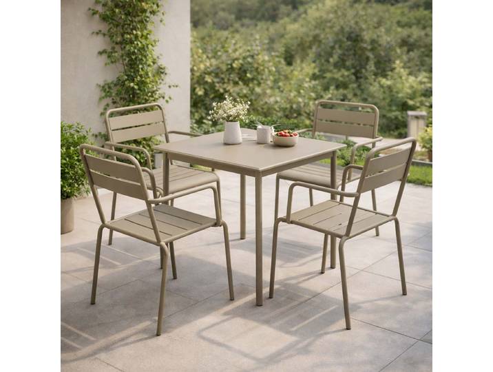 Emu Star Gartenmöbel-Set Taupe 5tlg.