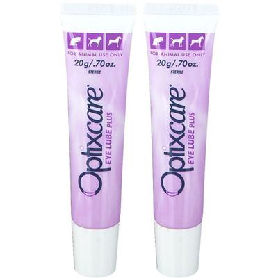 Optixcare Eye Luber plus für Katzen, Hunde und Pferde Doppelpack 2x20 g Creme