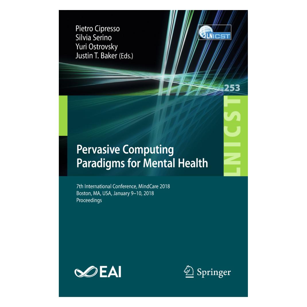 Springer Pervasive Computing Paradigms for Mental Health (Englisch, Softcover, Justin T. Baker, Pietro Cipresso, Silvia Serino, Yuri Ostrovsky) (56010066)