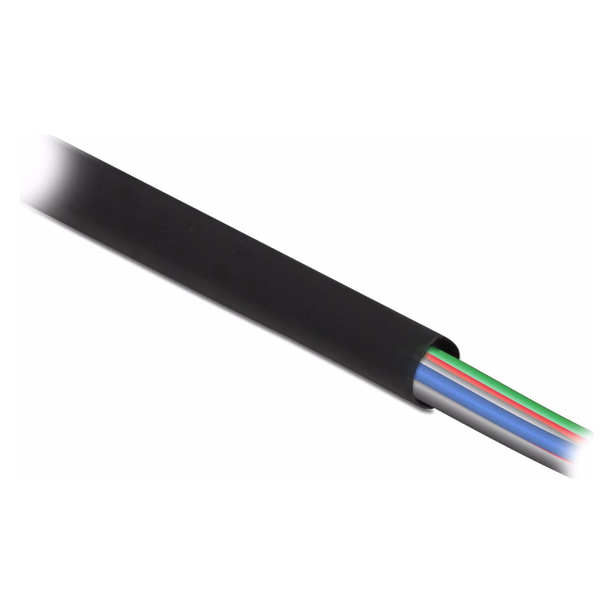 Delock Schrumpfschlauch 15m x 1,2mm Schwarz (1x) (19918)
