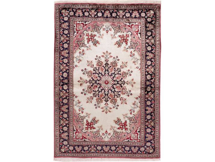Ghom Seide Alt Teppich 101x147 Handgeknüpft Orientteppich Perserteppich Seide