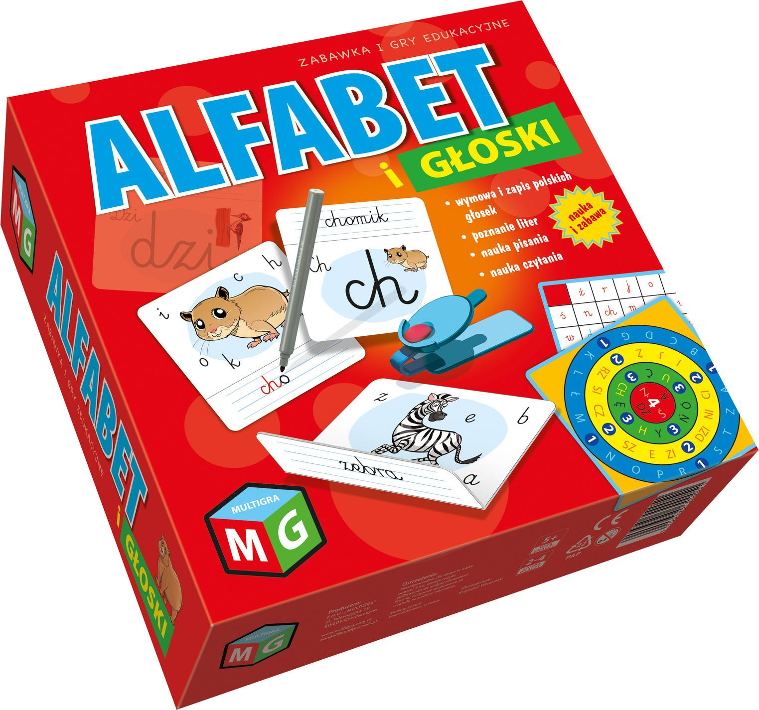 Jokomisiada Abeceda Educatief Logisch Spel met Geluiden GR0287